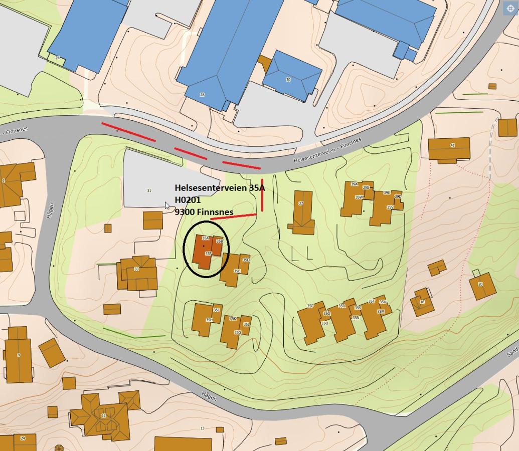 Veien Til Senja Lägenhet Finnsnes Exteriör bild